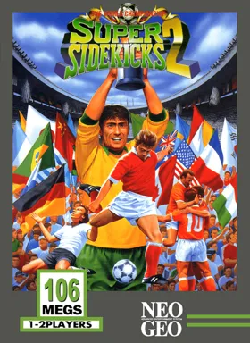 Super Sidekicks 2 - The World Championship / Tokuten Ou 2 - real fight football box cover front